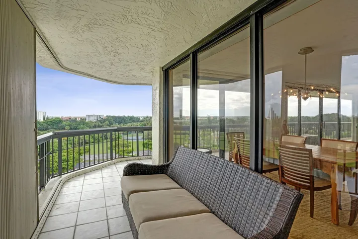 Wraparound balcony off the living areas