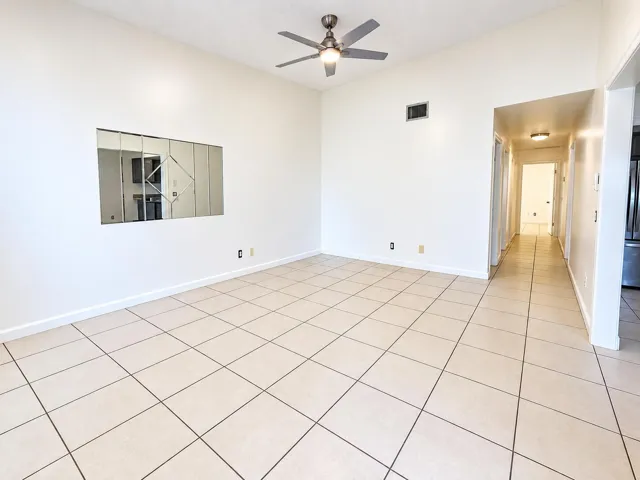 Bright Modern Living Room and Hallway