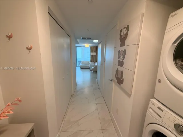 entrance into the condo