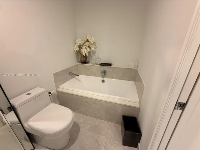 primary bathroom with soaker tub