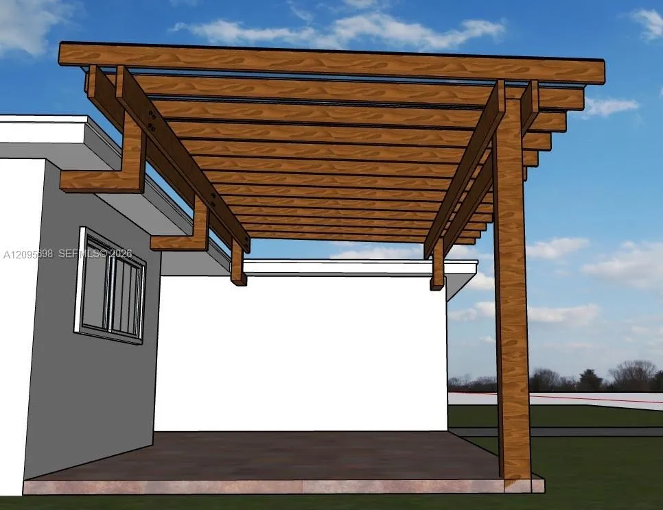 Architectural rendering of the outdoor gallery