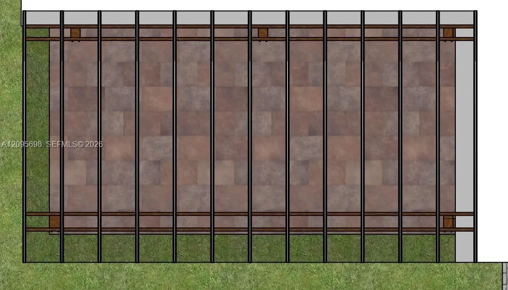 Architectural rendering of the outdoor gallery
