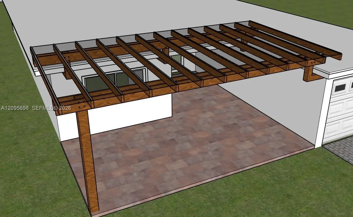 Architectural rendering of the outdoor gallery