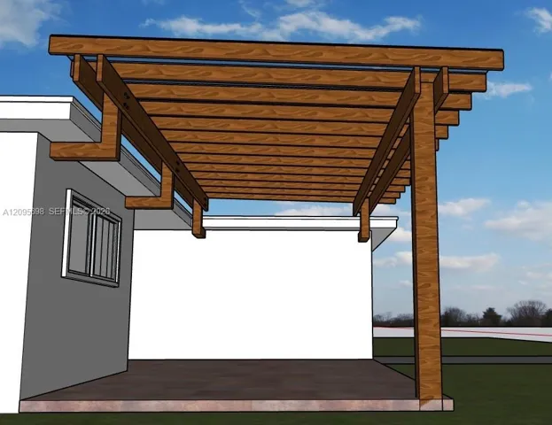Architectural rendering of the outdoor gallery