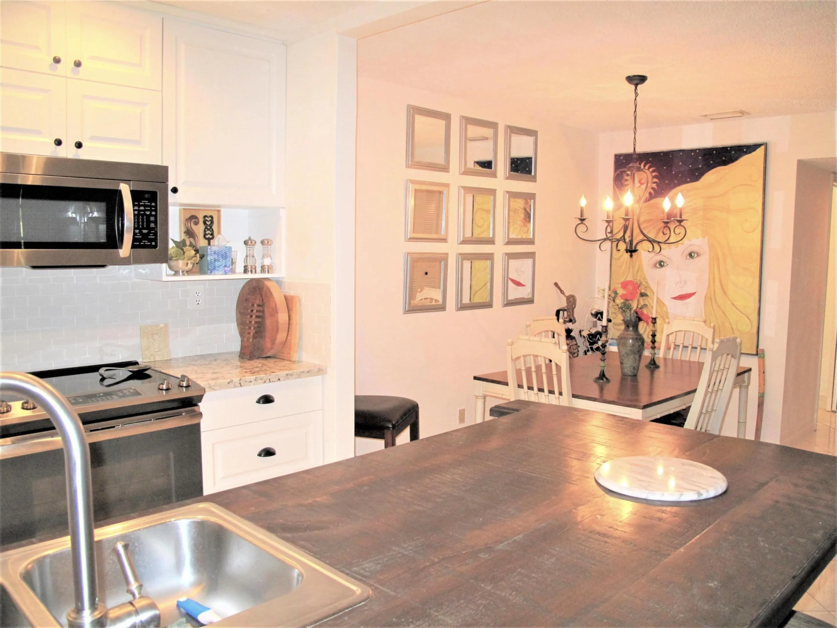 Dining and open concept kitchen