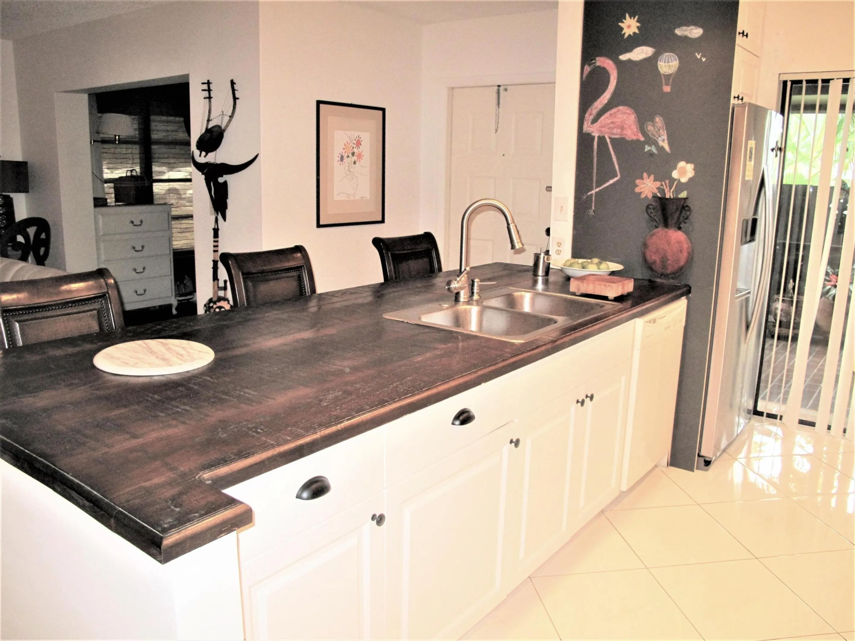 Open concept kitchen