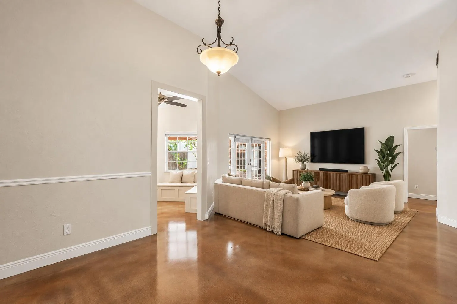 Living room. AI rendering