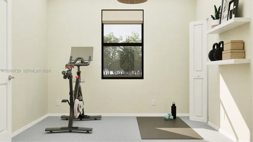 Two additional bedrooms can be found upstairs, down the hall from the owner’s suite.