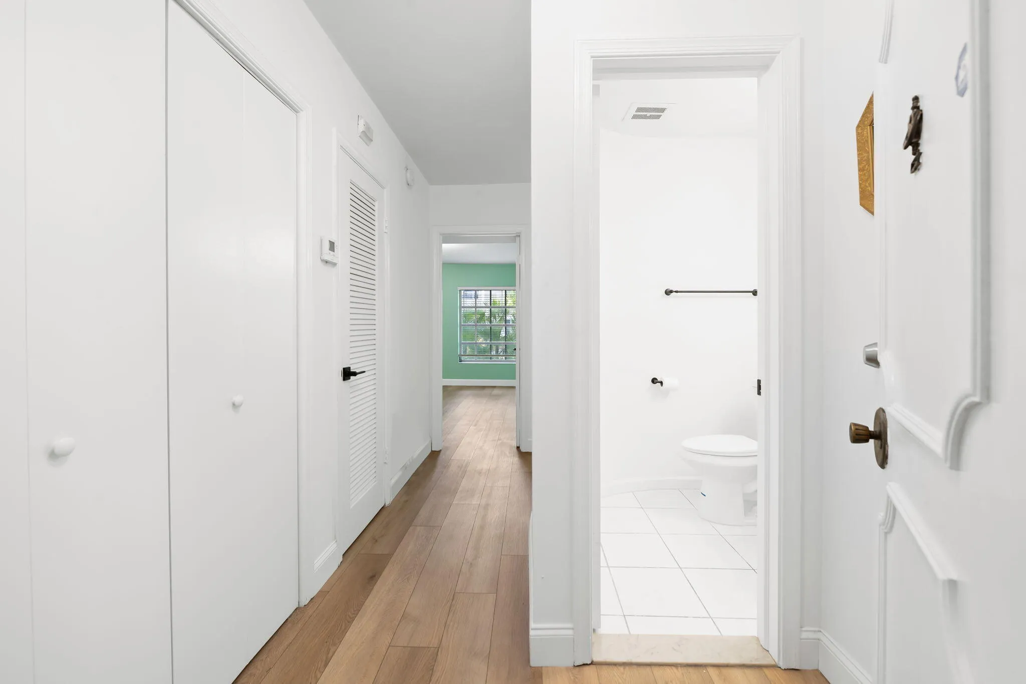 entrance to unit