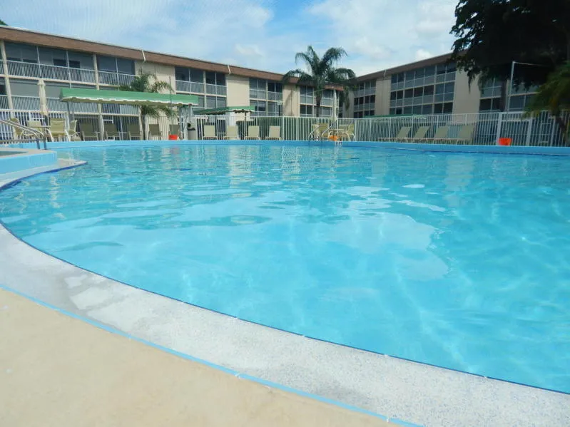 Poolside edge