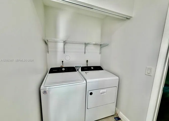 Laundry located on first floor.