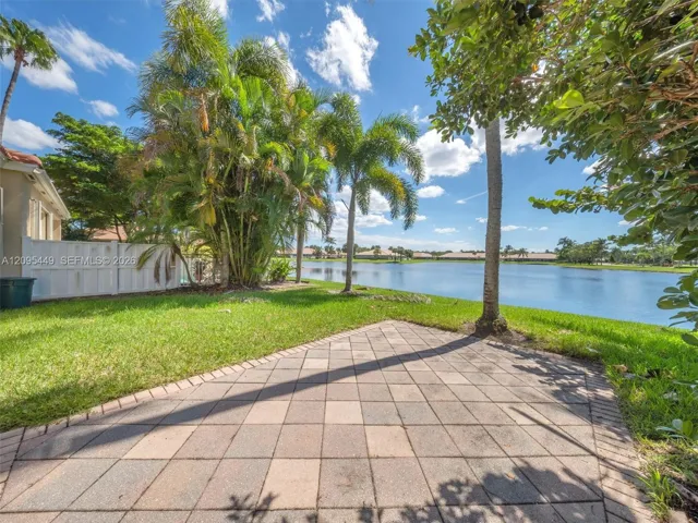 Back Patio & Lake