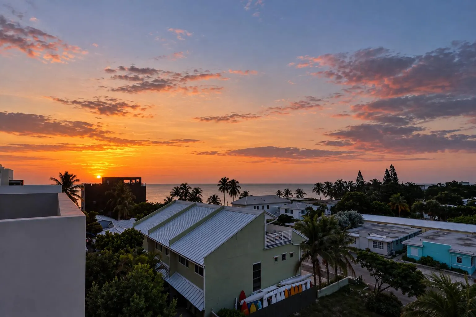 Sunrise From Top Deck - 4th Floor - AI