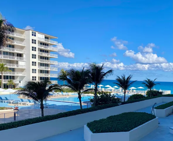 off balcony and living room