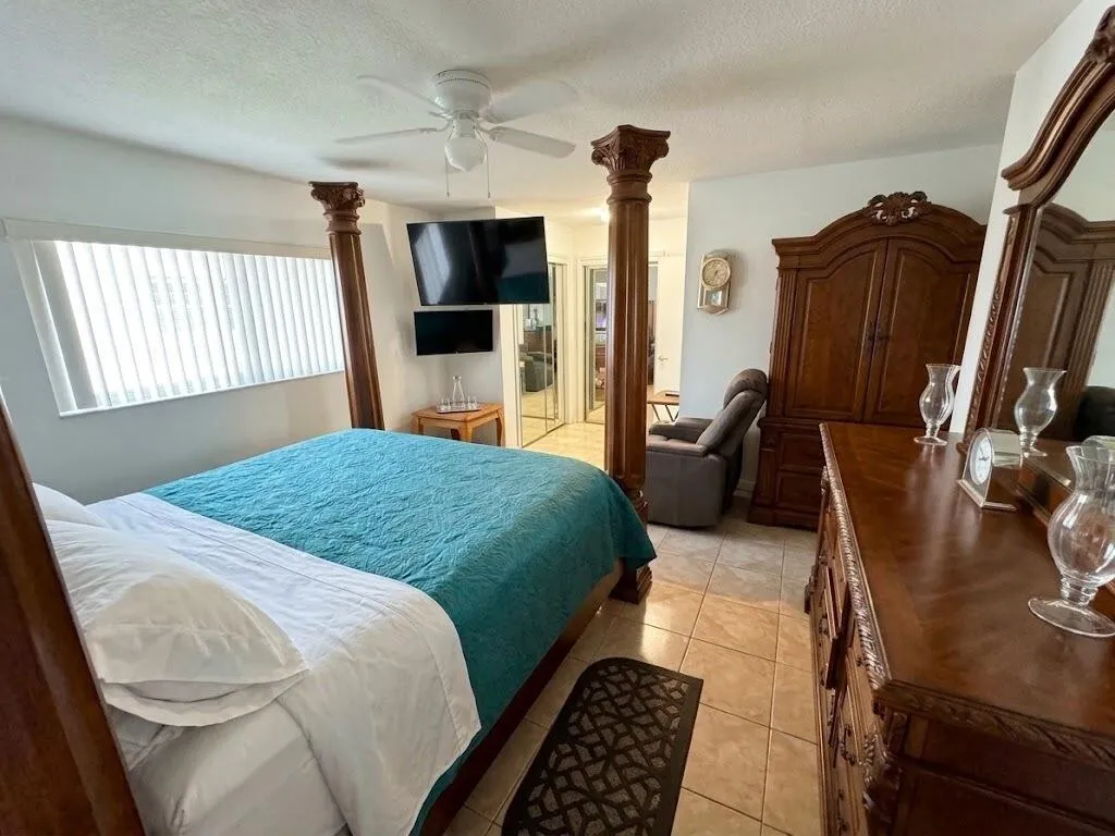 updated master bedroom