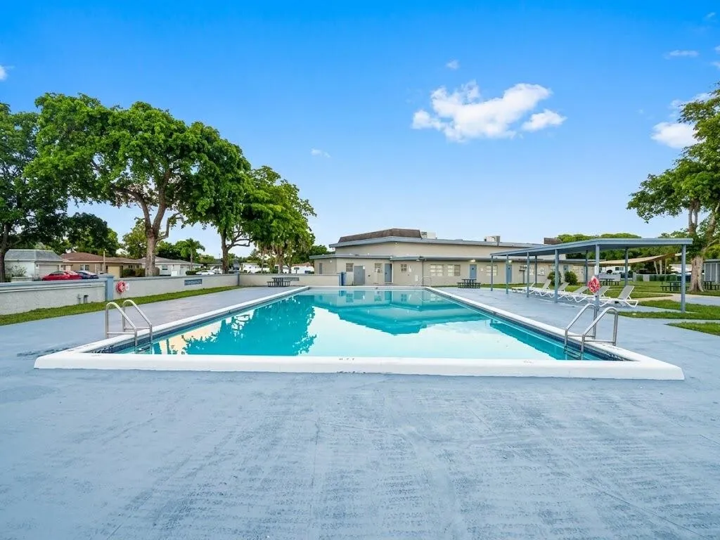 Updated community swimming pool