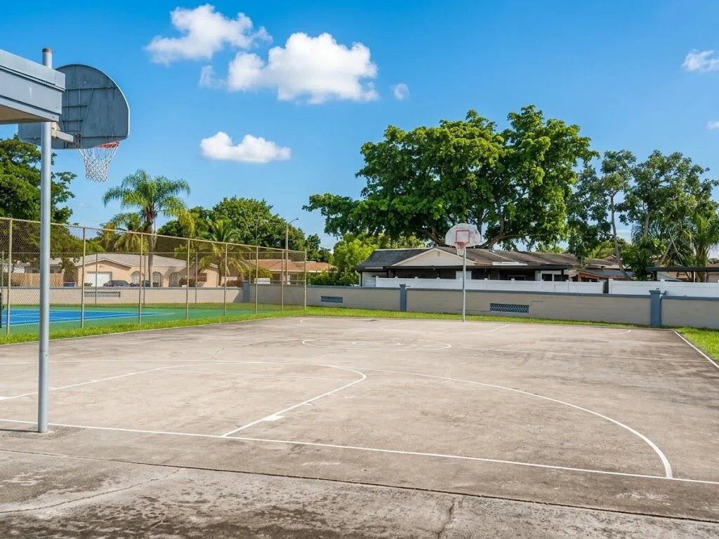 updated basketball court