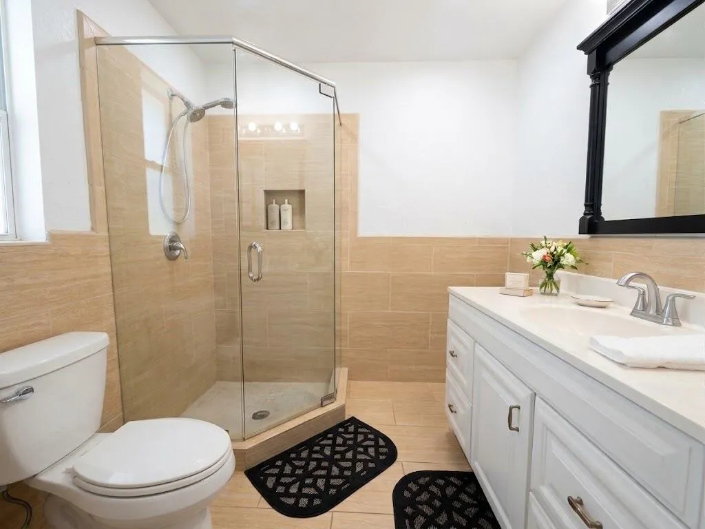 updated master bath