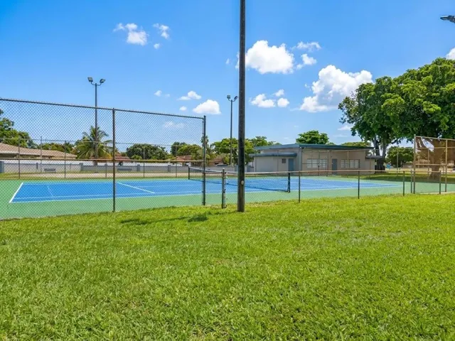 Updated pickleball court