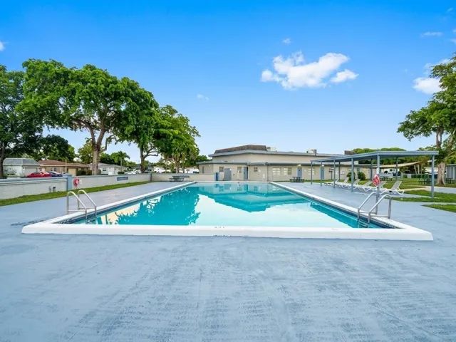 Updated community swimming pool