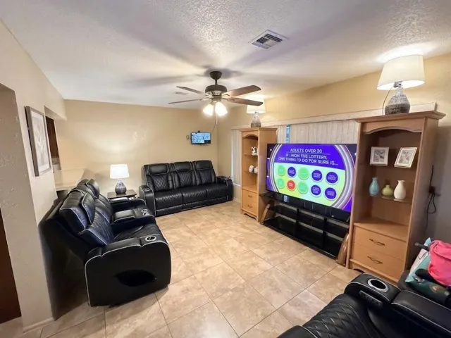 updated family room