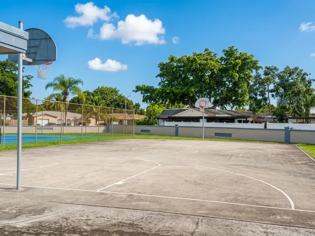 updated basketball court