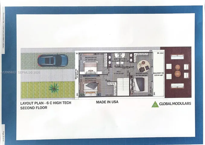 Modular House Rendering - 2nd Floor