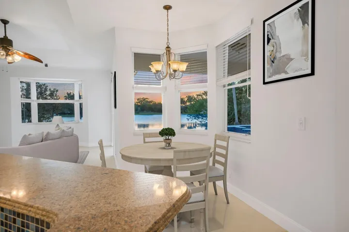 22 Nook and Family Room Staged from Kitc