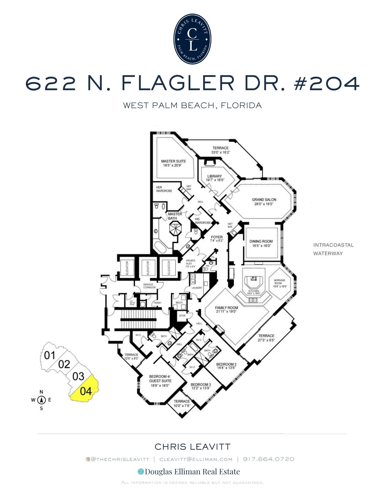622 N. Flagler Dr. #204 - Floor Plan