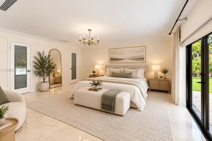 Primary bedroom Virtually Staged