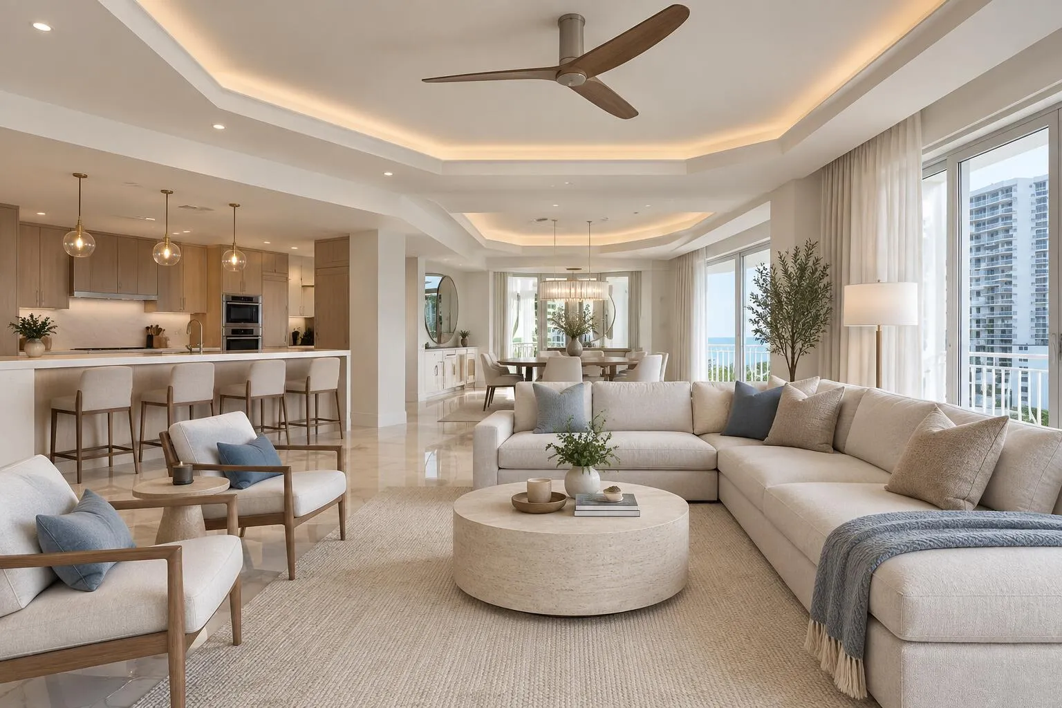 virtual staging living room