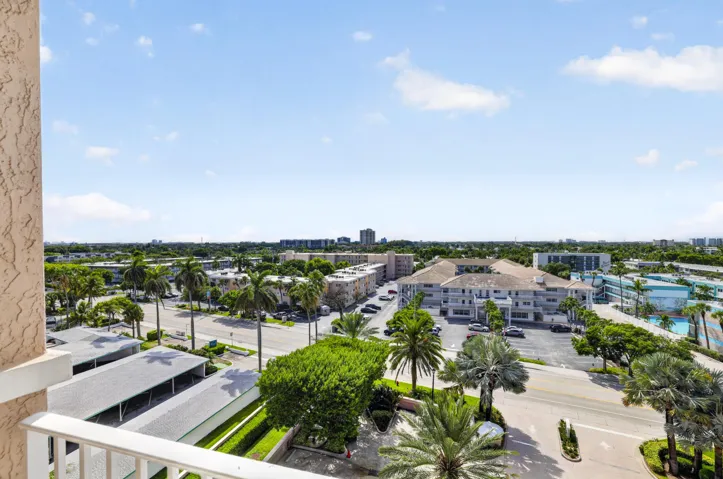 View from guest balcony