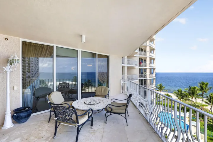 Balcony view from living room and main bedroon