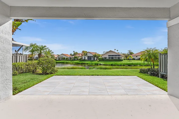 Expanded Patio w/ beautiful water views