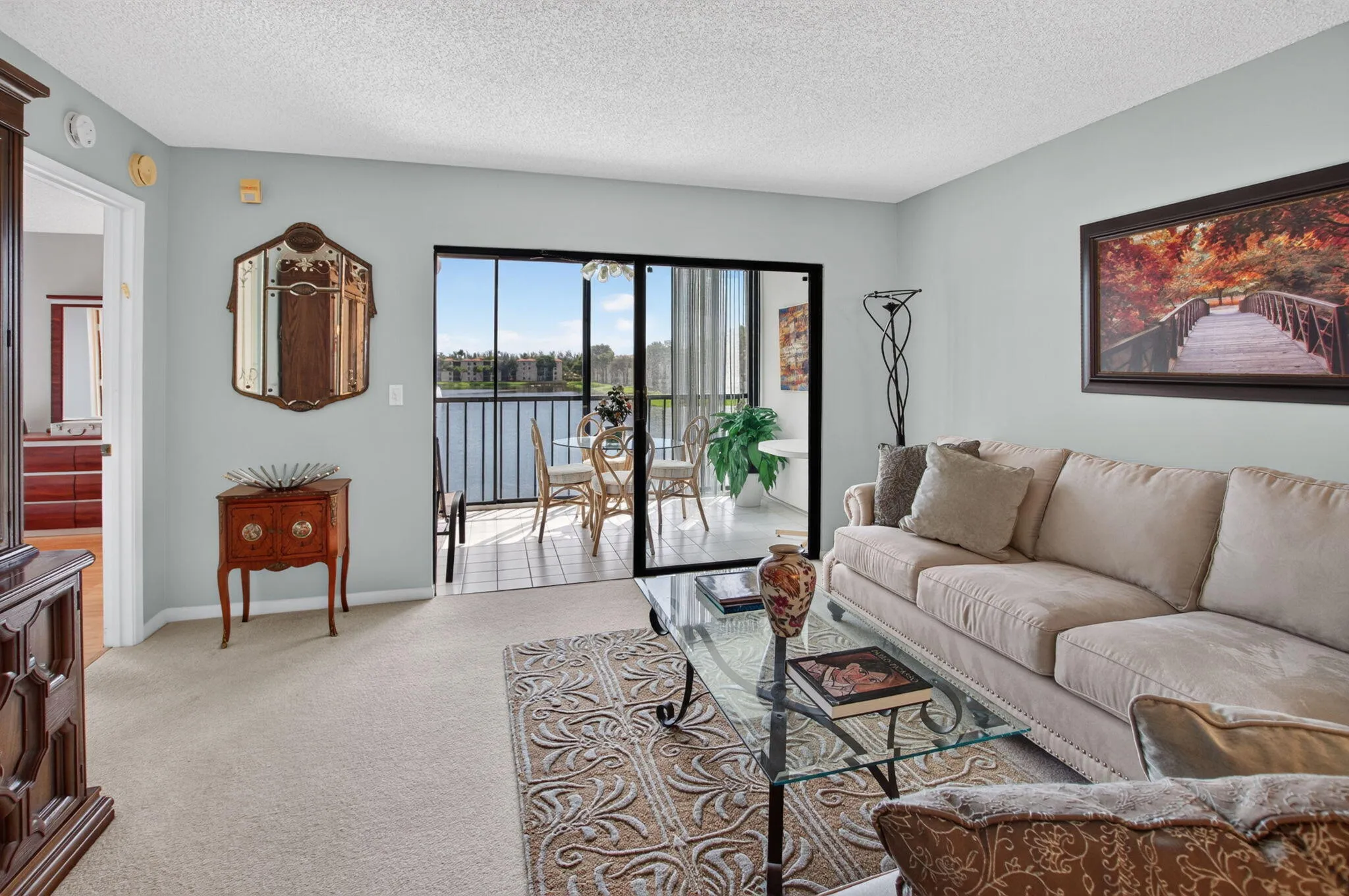 Living area with a view!