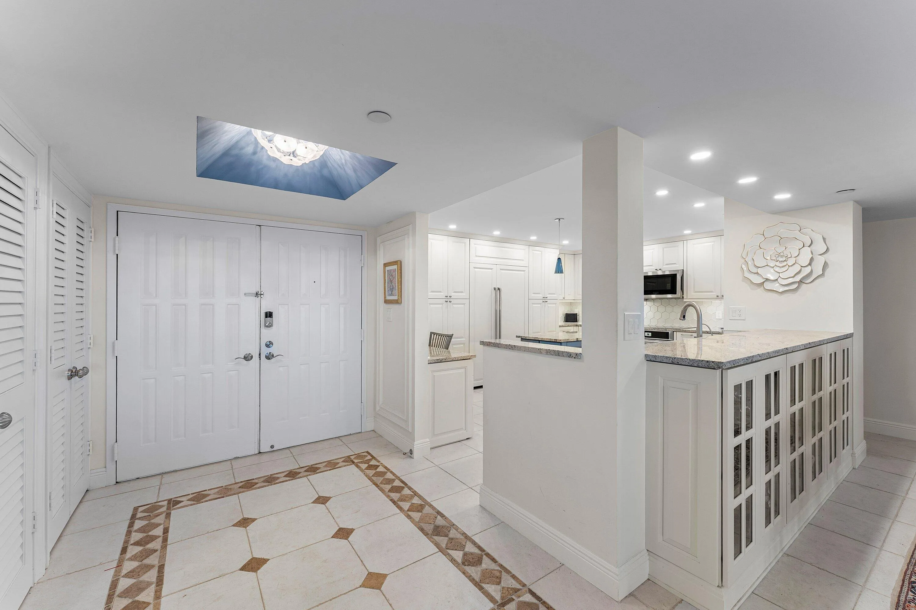 Entry and bar area