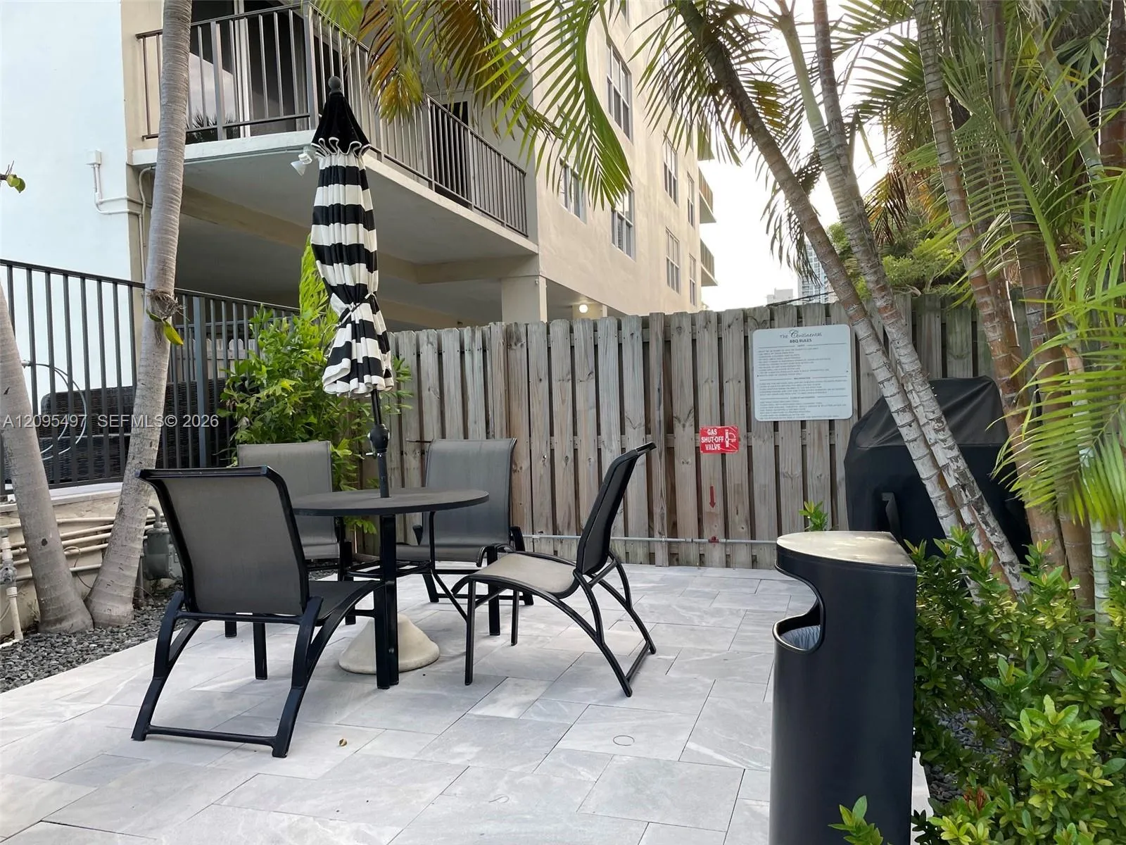 Enjoy grilling in BBQ area.