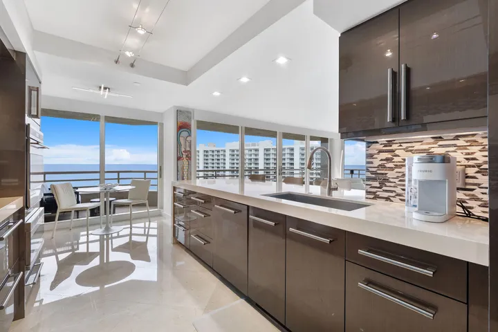 ample cabinets ocean view