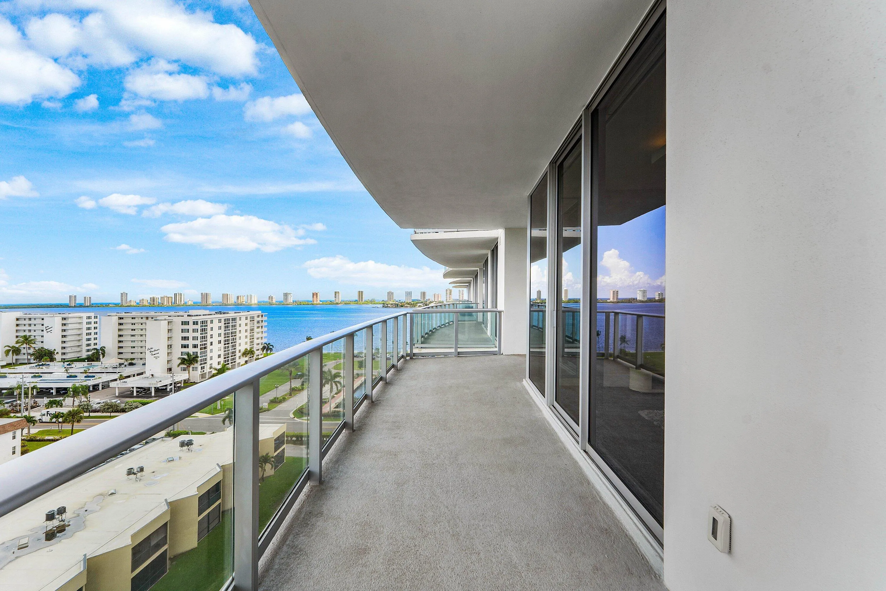 Spacious Balcony w/ Intracoastal View