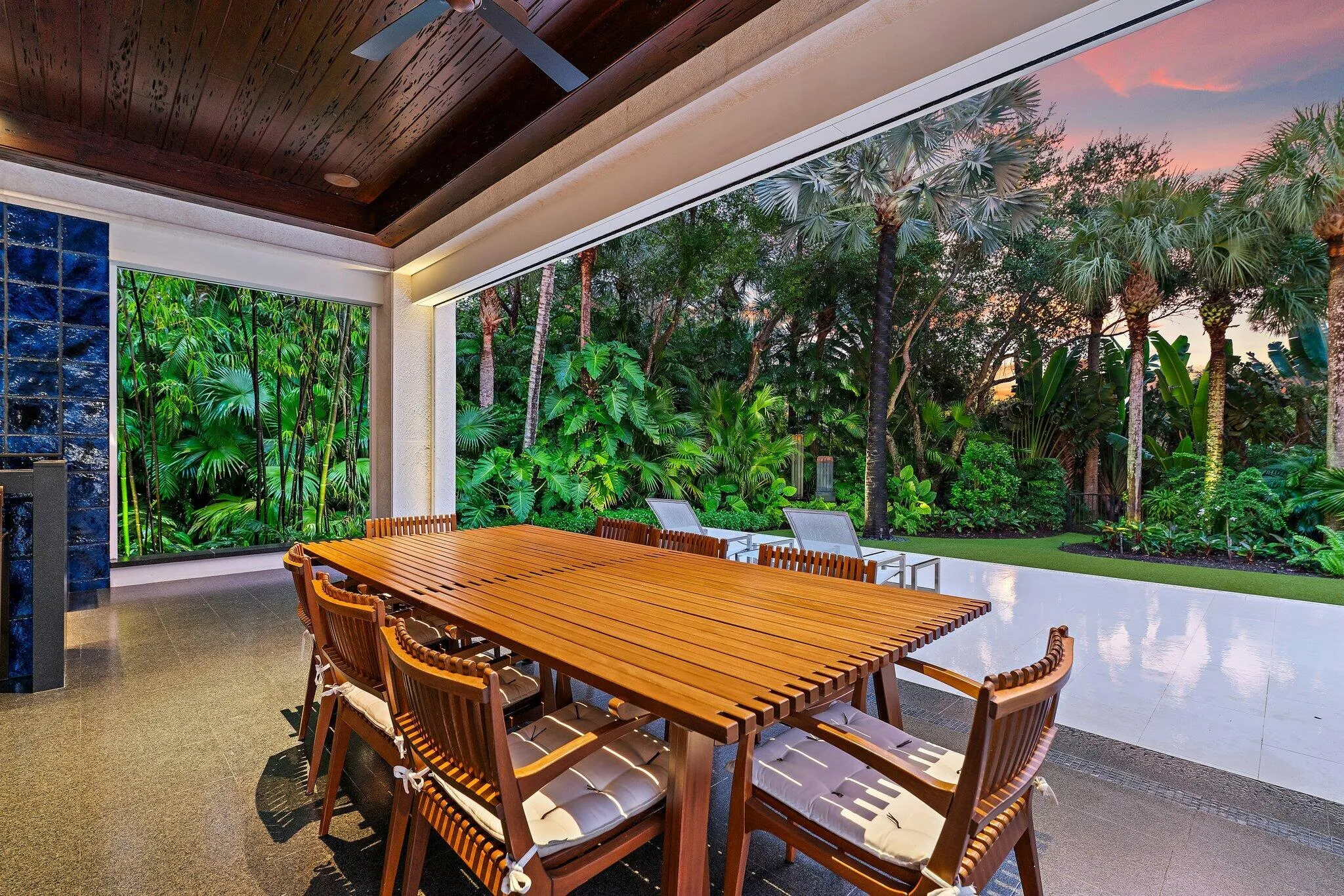 Dining at Covered Patio