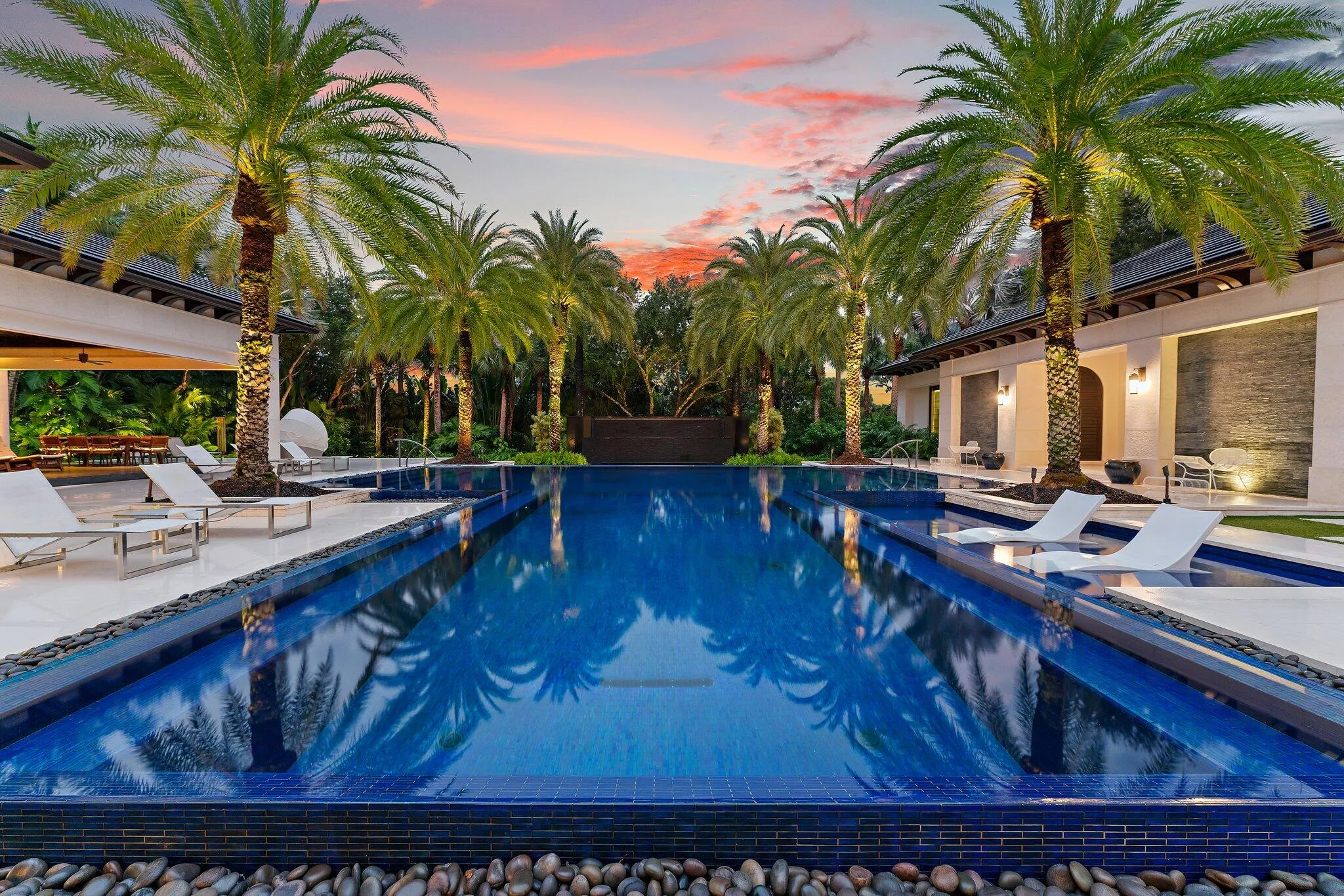 View Across Pool to East