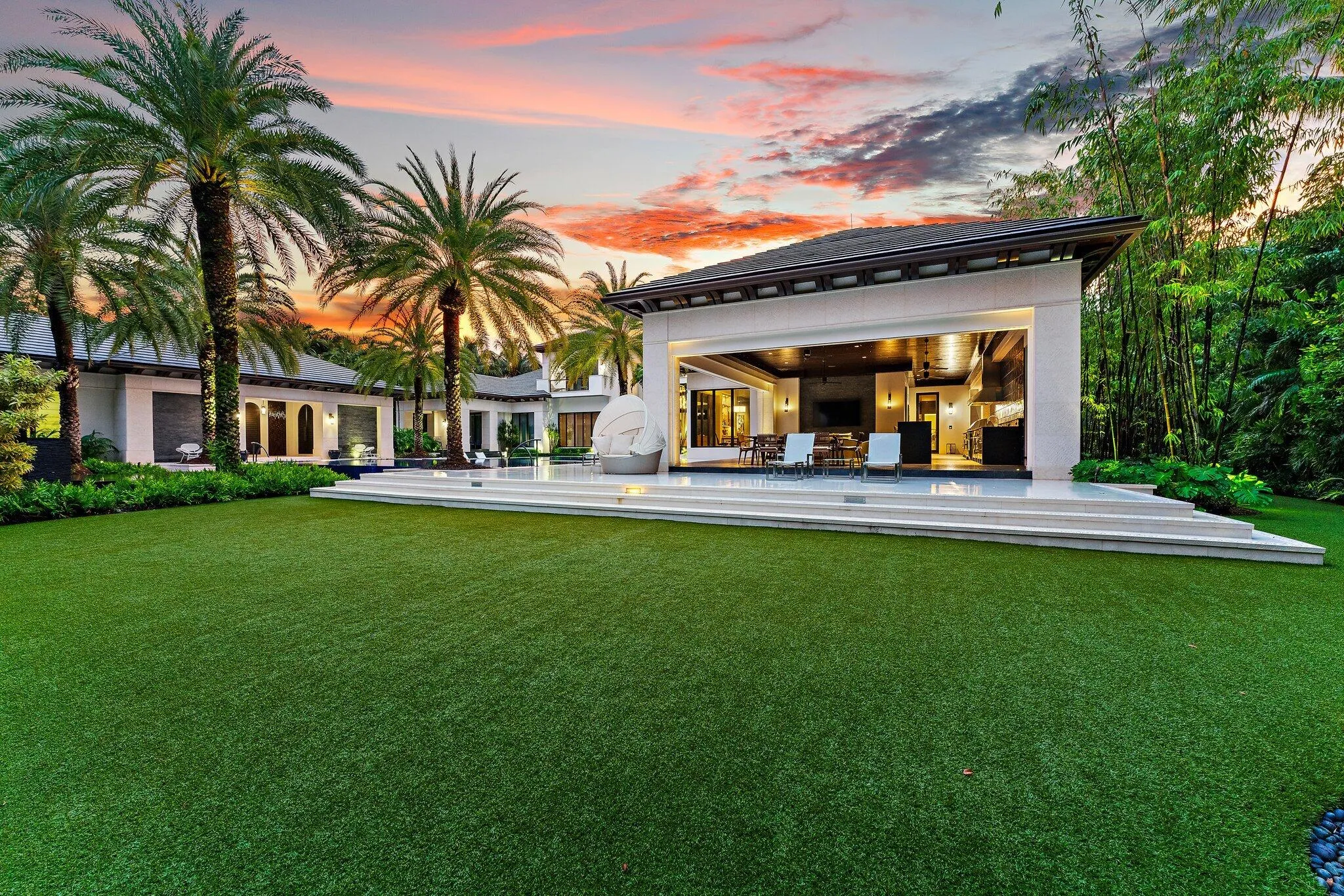 Rear Lawn facing Home
