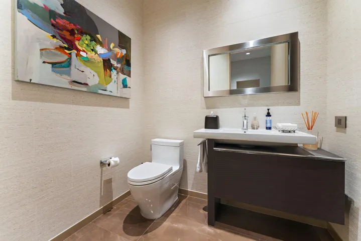 Powder Room Near Kitchen