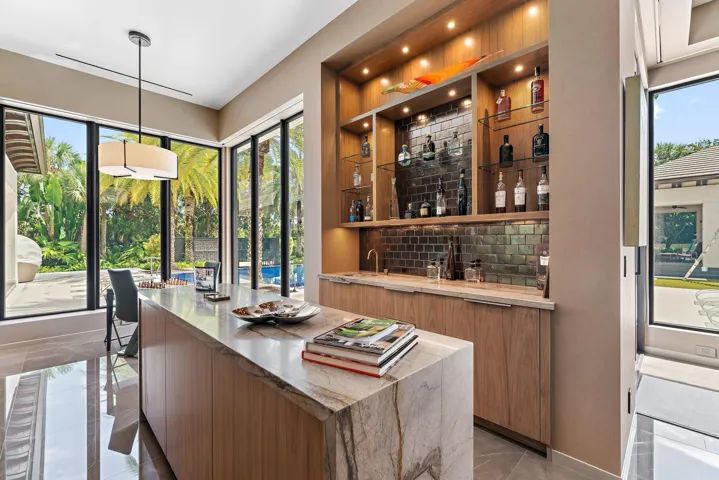 Bar off of Family Room