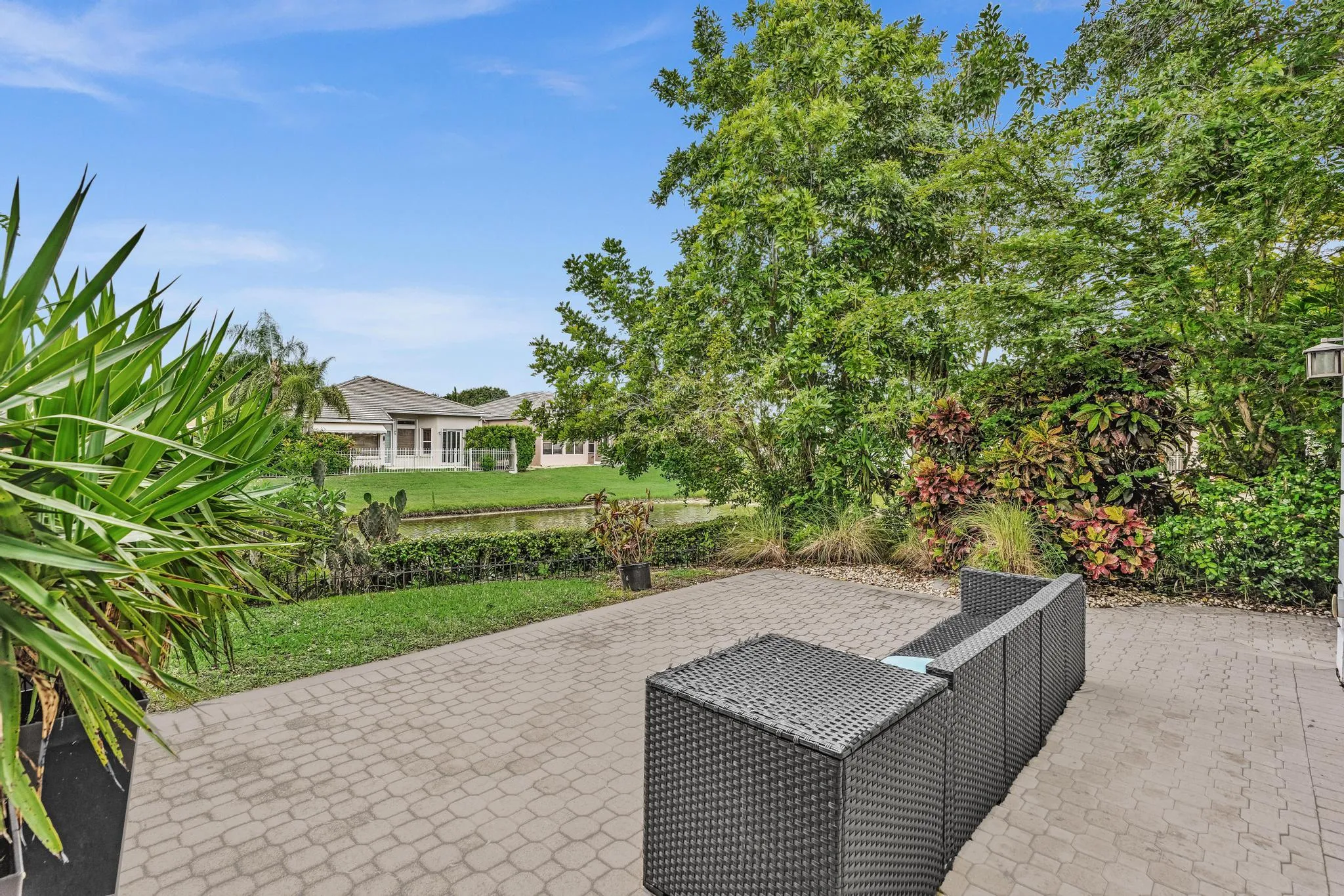 Private patio