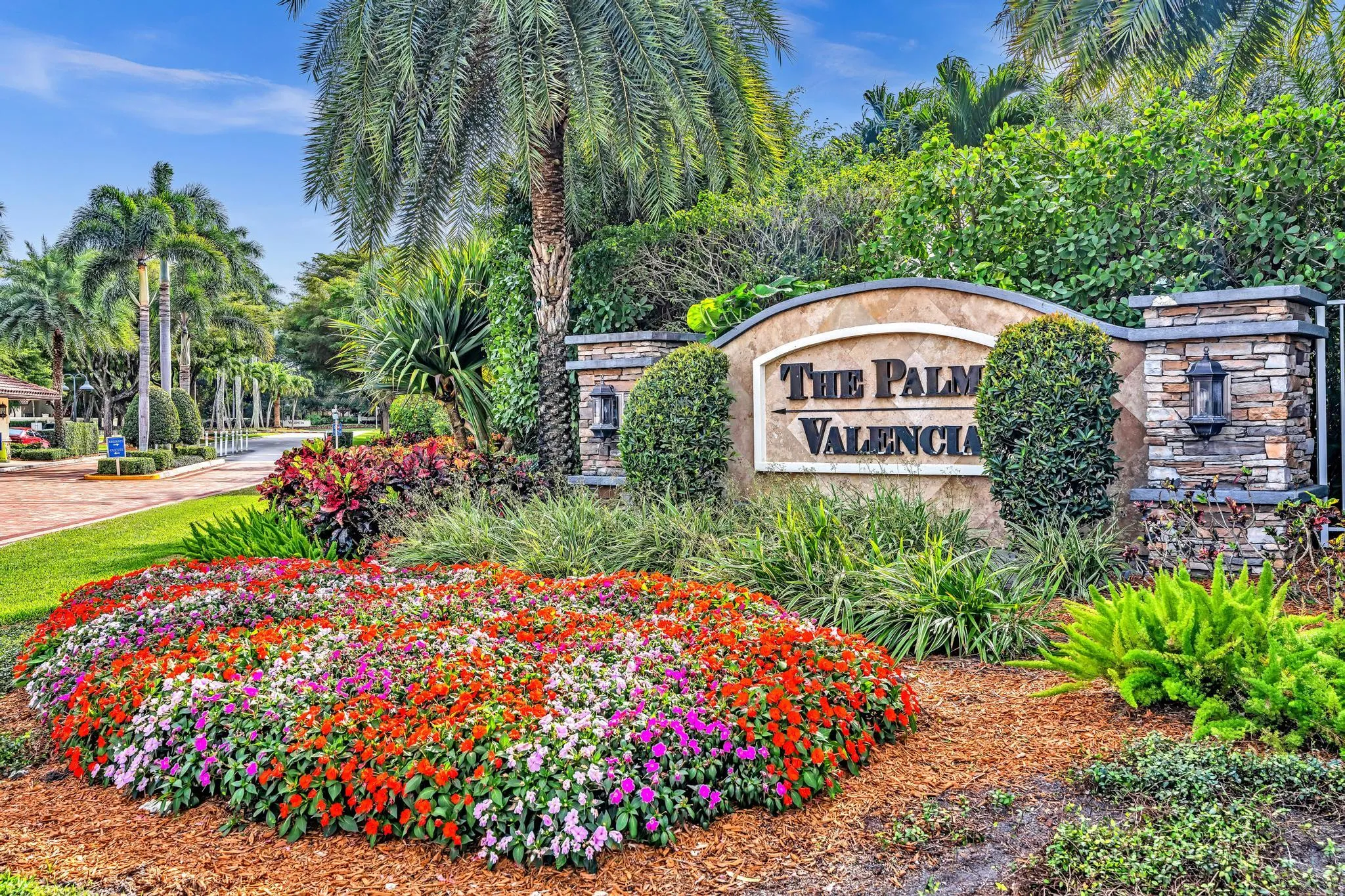 The Palms entrance