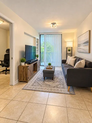 Living Room and Office space is to the left
