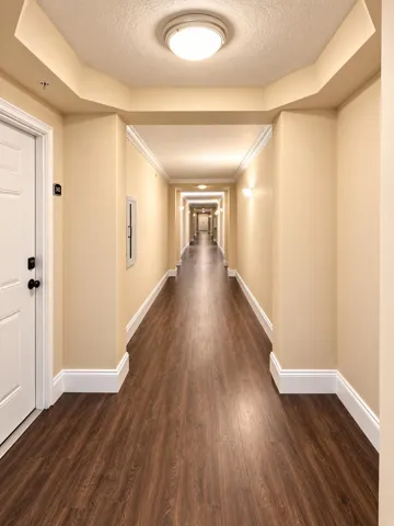 Hallway View From the Elevator.