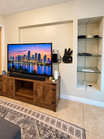 Living room and extra storage.