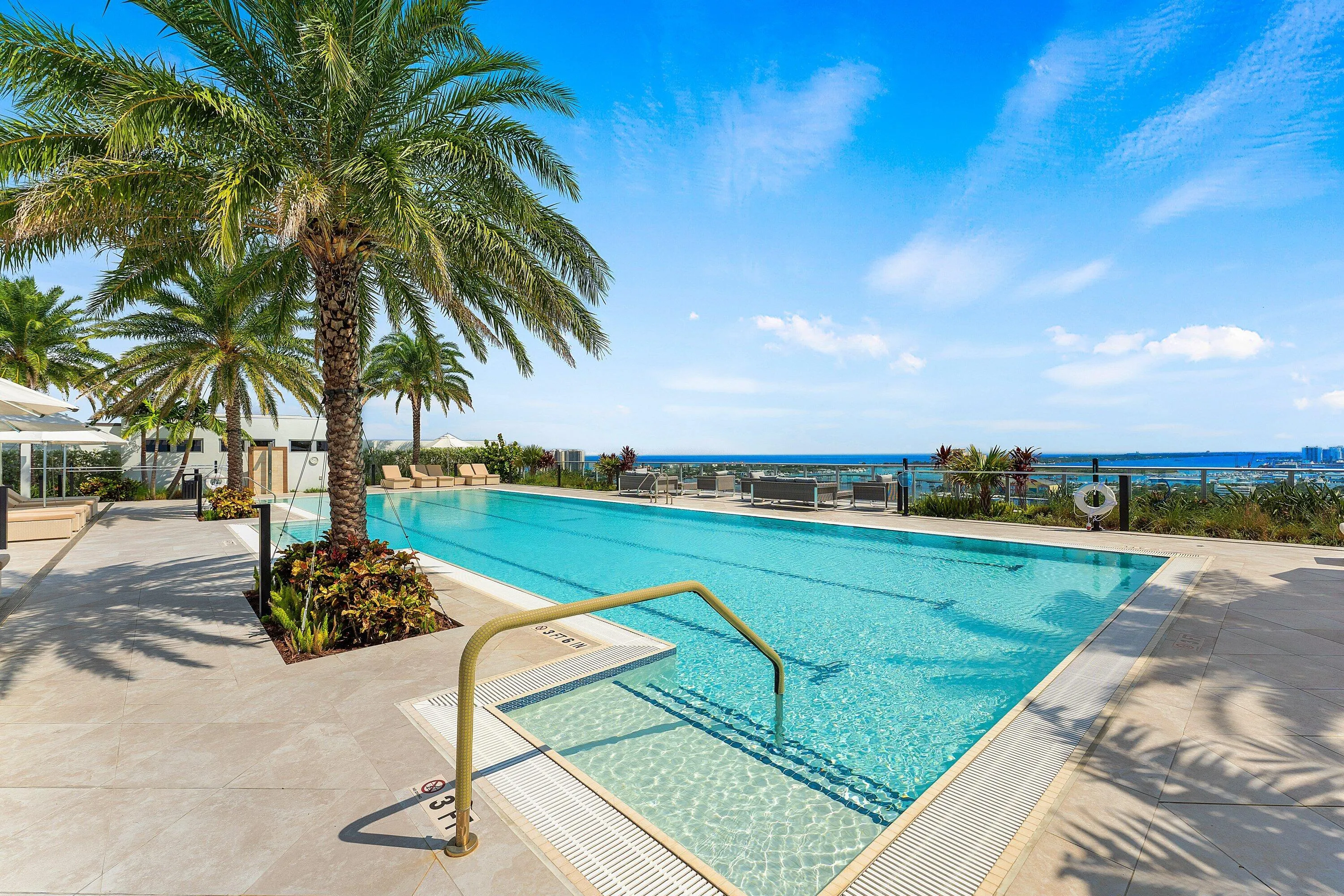 ROOF TOP POOL OVERLOOKING INTRACOASTAL & OCEAN